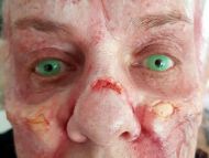 SFX Zombie Cheekbone and Nose Prosthetic Set